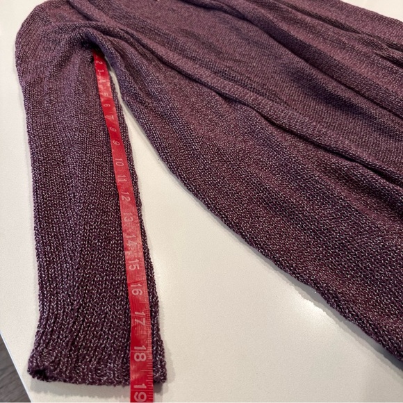 RVCA Knit Plum/‎ Purple Cardigan Sweater Size Small - Picture 6 of 8
